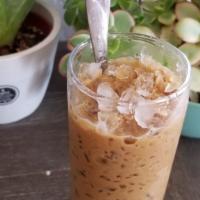 135. Vietnamese Iced Coffee · With condensed milk.