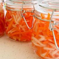 Radish and Carrot Pickles- Do Chua · Mason jar is not included. Only one container.