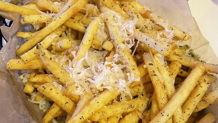 Fries · Garlic Parmesan or Truffle Oil for an additional charge.