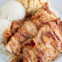 Barbecue Chicken Plate · Grilled boneless chicken marinated in special L&L Hawaiian barbecue sauce.
