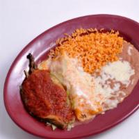 #6 One Enchilada & One Chile Relleno · 