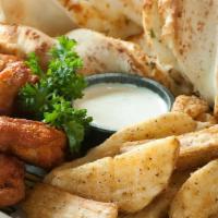 Appetizer Combo · 3 Groovy Twists, 6 Wings & 1/2 lb. of Wedges.