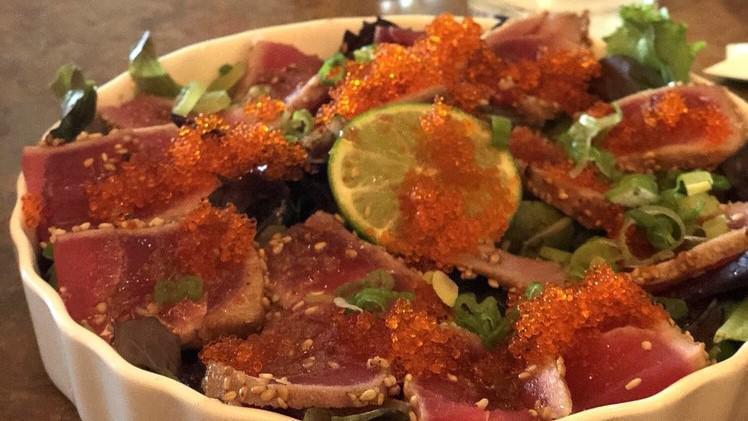 Tuna Salad · Choice of tuna, hamachi or salmon.