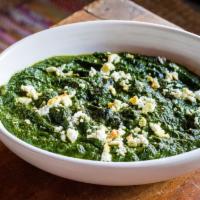 Saag Curries · Chopped spinach and cooked with coconut milk, garlic, onion, and spices. It makes for a hear...