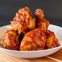 5 Piece Sweet and Spicy · Korean Style Fried chicken with our homemade Sweet and Spicy sauce drizzled on top. Comes wi...