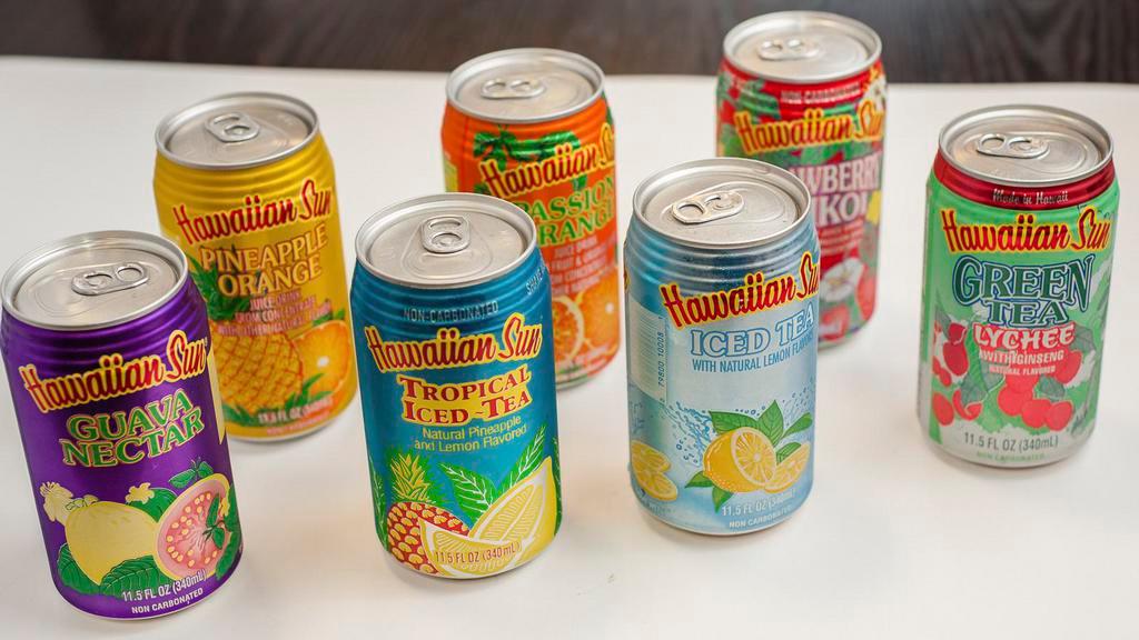 Canned Drink · Coke, hawaiian drinks.