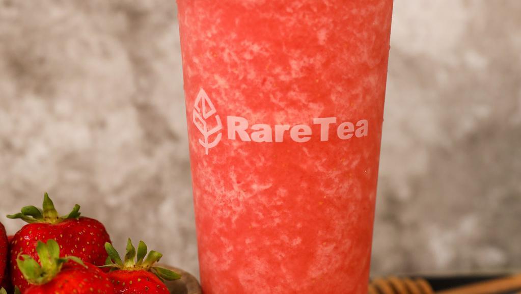 Strawberry Berry (Iced Blend) · Fresh Strawberry Ice Blend - Made with light Four Season Oolong tea.