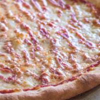 Cheese Pizza · Truly how you judge a pizza.  Made with sauce from vine-ripened Stanislaus tomatoes and Real...