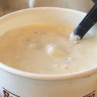 Clam Chowder · Served daily. Cup served with 2 slices of bread, bowl served with 3 slices of bread.