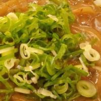 Curry Udon · Vegan. Curry udon serve with broccoli, vegetarian’s option
curry contain no meat!!