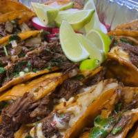 Taco Birria Family Pack · 12 birria tacos whit chesse , it includes 4 consome 6 onz.