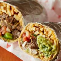 Super Burrito · Flour tortilla, your choice of meat, rice, beans melted jack cheese, pico de gallo, shredded...