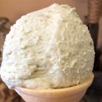 Pistachio Gelato (1 Pint) · We use 100% pistachio paste from the small city of Bronte in Sicily. This little town is fam...