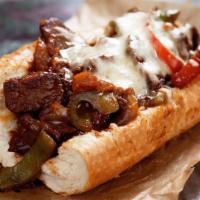 Build Your Own Philly Cheesesteak · Your choice of meat, cheese, toppings and sauce to create the best Philly cheesesteak.