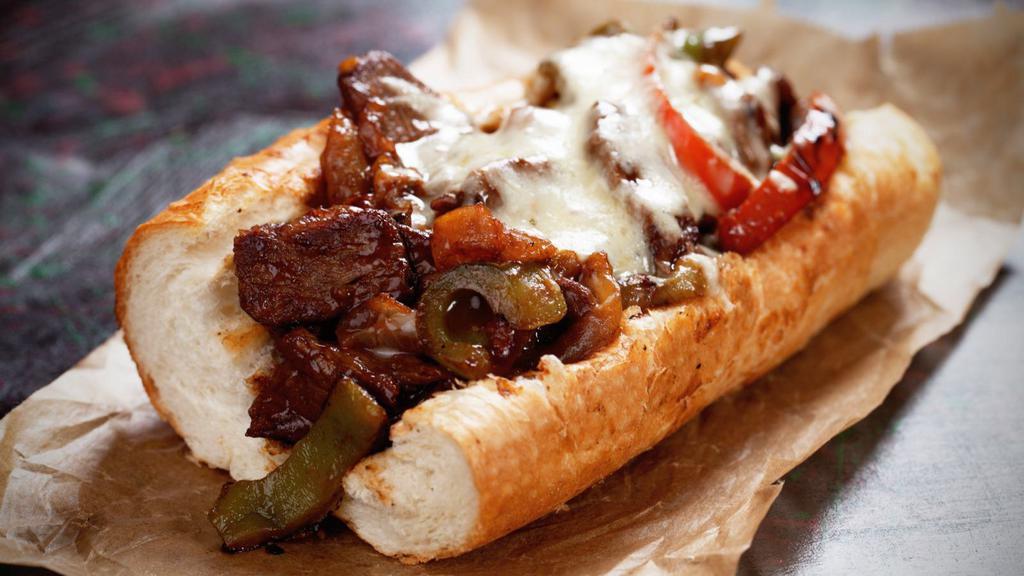 Build Your Own Philly Cheesesteak · Your choice of meat, cheese, toppings and sauce to create the best Philly cheesesteak.