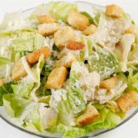 Caesar Salad · HAIL CAESAR. with our chicken breast a premium Caesar Dressing with croutons and a dash of p...