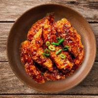 Sweet Chilli Tenders · Tenders fried and then tossed in our Sweet Chili Wings sauce.