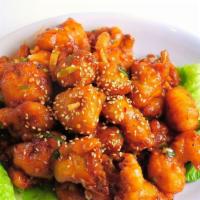 87.	Imperial Sesame Califlower  · Crispy cauliflower tossed w/ sesame & chef’s special sauce