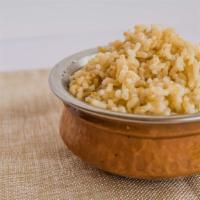 Brown Rice · Vegan. Medium grain brown rice