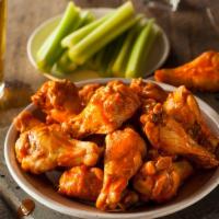 5pc Wings · Spicy hot wings pepper seasoned