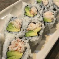 California Roll · Real crab meat and avocado