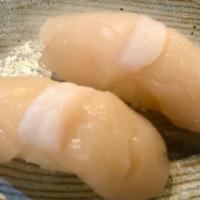 Hotate sushi · 2pc Scallop nigiri sushi