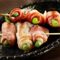 Bacon Asparagus Skewers · 2 Skewers per order