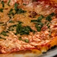 Margherita Pizza · house-made marinara sauce, mozzarella, parmesan, fresh basil