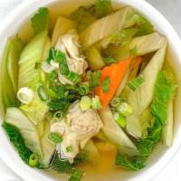 Won Ton Soup · Pork or chicken or beef.