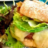 Maison Danel Burger · Truffle mayonnaise, lettuce, tomato, onion. Optional: brie, Swiss cheese, avocado, bacon, fr...