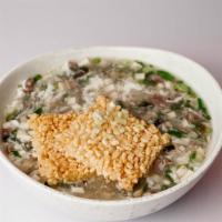 Wagyu Westlake Soup | 西湖和牛鍋巴羮 · Minced wagyu, tofu, mushroom and crispy rice soup