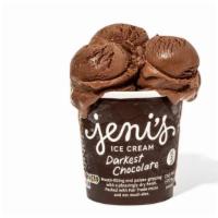 Jeni's Ice Cream - Darkest Chocolate · Mouth-filling and palate-gripping with a pleasingly dry finish. The most amount of Fair Trad...