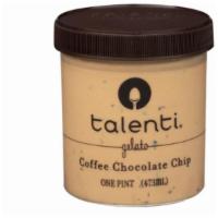 Talenti - Coffee Chocolate Chip Gelato · We slow cooked fresh milk, cream, and semi-sweet chocolate chips with coffee sourced from Br...