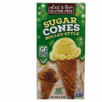 Ice Cream Cones · Box of 12 Sugar Cones (Gluten Free)