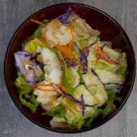 House Salad · Served with house-made miso dressing. Need utensils? Make sure to add on utensils during che...