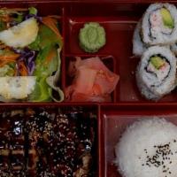 Bento Box (Select Your Own) w/Miso Soup · Your choice of protein and one side. Served with rice, miso soup, and salad.. Need utensils?...