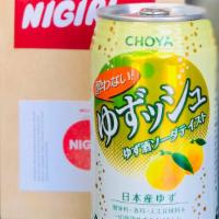 Choya Yuzu Soda · Refreshing drink made with Yuzu juice and lime juice added without artificial flavor and col...
