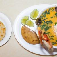 56. Sopa 7 Mares · Seafood soups with or without cream. / sopas de mariscos con o sin crema.