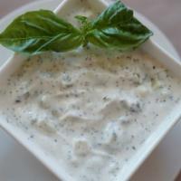 #10. Mast-O-Khiar · Yogurt with finely diced cucumbers and mint. Great with everything!