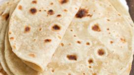 Flour Quesadilla · Flour tortilla with melted cheese.