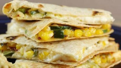 Corn Quesadilla · Corn tortilla with melted cheese.