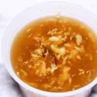 32. Seafood Hot & Sour Soup · Hot and spicy.