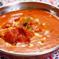 Butter chicken · House Special. Pieces of BBQ chicken cooked in creamy tomato gravy with butter. ''Signature ...