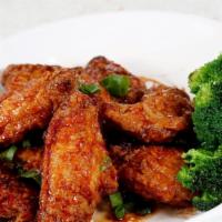 Dry Fried Chicken Wings or Diced · Spicy.
