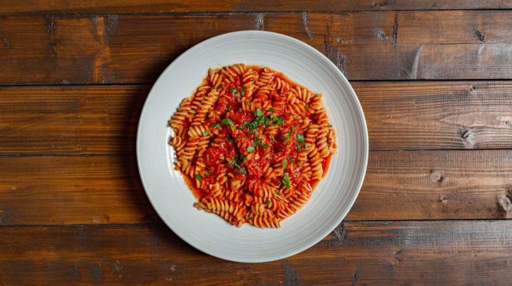 Gf Pasta With Marinara Sauce · san marzano tomato marinara, olive oil