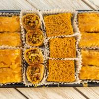 Assorted Baklava Pistachio · Pistachio Baklava Assortment package contains small cut baklava, pistachio baklava rolls and...