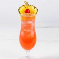 Pineapple Cherry Limeade · Pineapple, Cherry and Lime Juice Served Cold and Sparkling