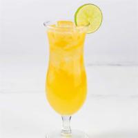 Tropical Ginger Cooler · Island Juices and Fresh Ginger, Topped with a Splash of Soda.