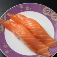 Salmon (2 pcs) · Sake.