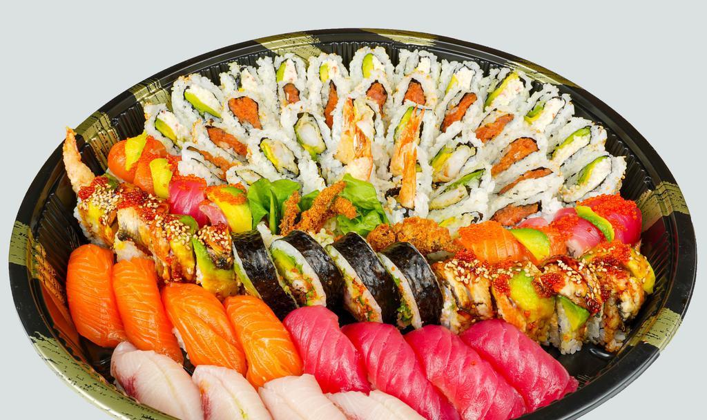Assorted Sushi Party Tray (Large) · 82pcs Assorted Party Tray